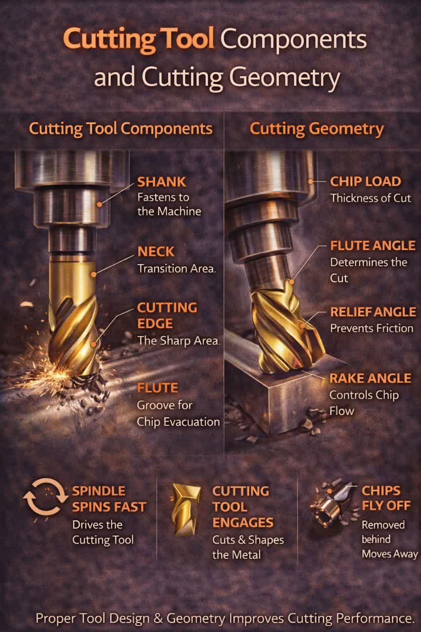 ابزار برشی در CNC فلز چیست و چگونه کار می‌کند؟